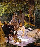 Claude Monet Le dejeuner sur lherbe France oil painting artist